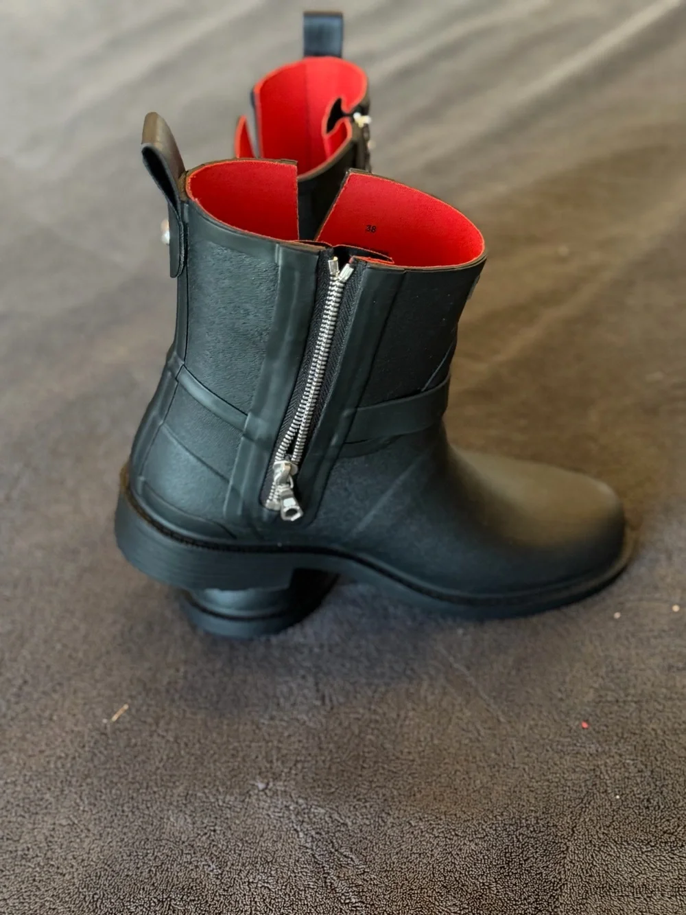 rag & bone Shoe with Vibrant Red Lining and Branded Insole